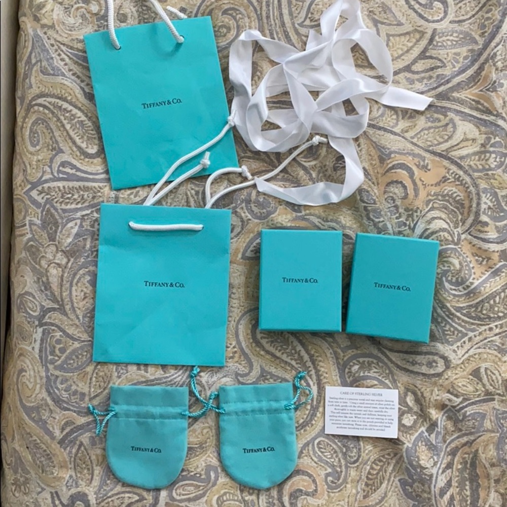 Assorted Tiffany Boxes and Bags